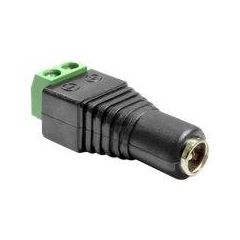 DeLOCK Power adapter 2 pin terminal block (F) to DC jack 65485