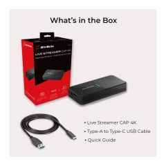 AVer Bo tier Externe Live Streamer CAP 4K UHD 61BU113000AM