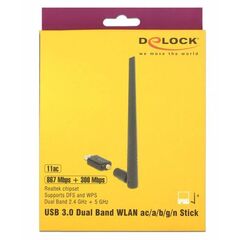 DeLock USB 3.0 Dual Band WLAN acabgn Stick Network 12535