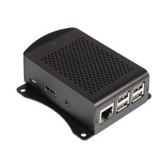 Raspberry Pi CASE PI 3B ALU BLACK RBALUCASE+06