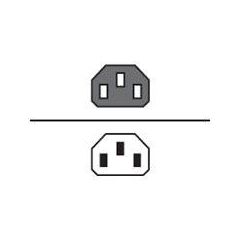 Zebra Power extension cable IEC 60320 C13 to IEC CSCAB-IEC