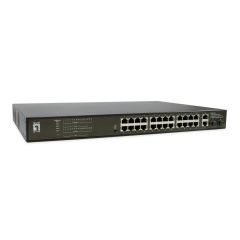 LevelOne 28-Port Gigabit PoE Switch GEP-2821