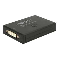 DeLock DVI 2 1 Switch bidirectional 4K 30 Hz Video switch 18751