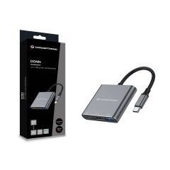 Conceptronic 3-in-1 USB 3.2 Gen 1 Docking Station, HDMI, USB 3.0, 100W USB PD