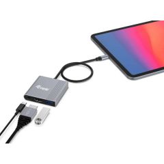 Equip 3 in 1 USBC to HDMI USB-A USB PD Adapter. USB 133488