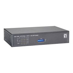 LevelOne FGP1000W90 Switch 8 x 10100 (PoE) + 1 x FGP-1000