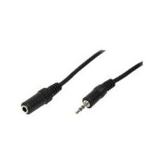 LogiLink Audio extension cable stereo mini jack female CA1056