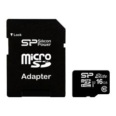 SILICON POWER Elite Flash memory card 16GB  SP016GBSTHBU1V10SP