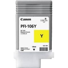 Canon PFI106 Y 130 ml yellow original ink tank 6624B001