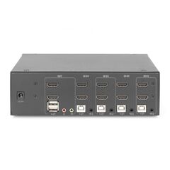 DIGITUS KVM audio USB switch 4 x KVM port(s) DS12883
