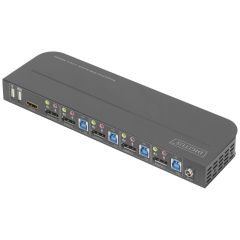 DIGITUS KVM audio switch 4 x KVM DS12890