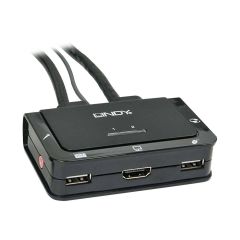 Lindy Compact 2 Port KVM Switch 42340