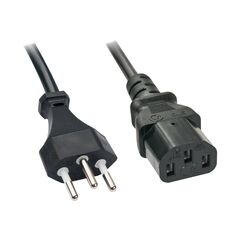 Lindy Power cable SEV 1011 (M) to IEC 60320 C13 70 cm 30425