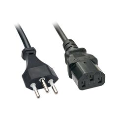 Lindy Power cable Swiss 3 pin (M) to IEC 60320 C13 5 m 30419