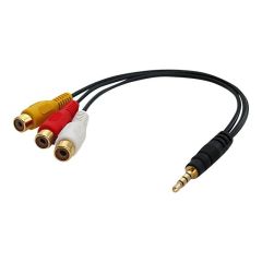 Lindy Video audio adaptor composite 35539