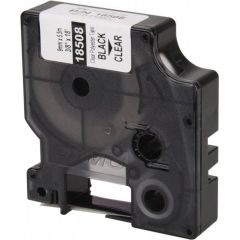 DYMO D1 Black on clear Roll 18508DMO