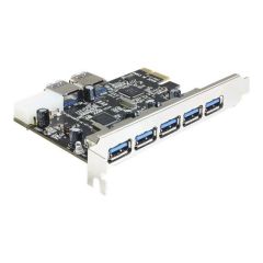 DeLock PCI Express Card > 5 x external + 2 x internal 89355