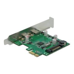 DeLock USB adapter PCIe 2.0 low profile USBC 3.2 Gen 1 x 90493