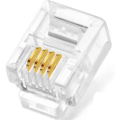 LogiLink Phone connector RJ11 (M) unshielded MP0018