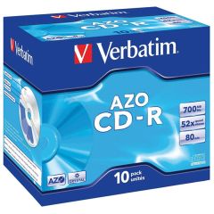 Verbatim AZO Crystal 10 x CDR 700 MB 52x 43327