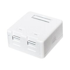 LogiLink Network surface mount box white NK4032
