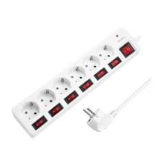 LogiLink Power strip AC 250 V 3680 Watt output LPS250