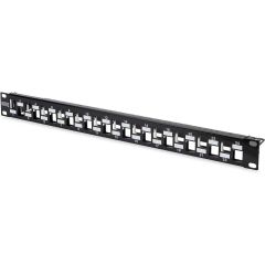 DIGITUS DN91412 Patch panel RJ45 X 24 black DN91412