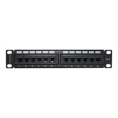 Intellinet Patch Panel, Cat6, 10, UTP, 1U, 12Port 720748