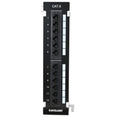 Intellinet Patch Panel, Cat6, Wallmount, UTP, 12 Port 560269