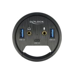 DeLock InDesk Hub Hub 2 x USB 3.2 Gen 1 + 2 x audio + 1 62794