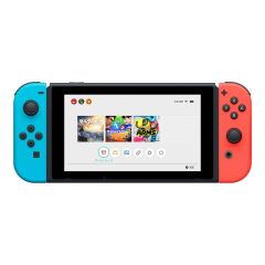 Nintendo Switch with Neon Blue and Neon Red JoyCon 10010738