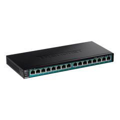 TRENDnet TPE TG161H Switch 16 x 101001000 (PoE+) TPETG161H