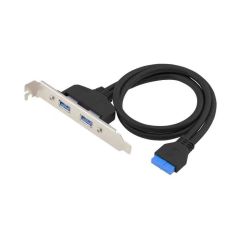 Conceptronic 19 Pin Female to Dual USB-A Female EMRICK11B