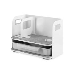 DIGITUS DA90442 Desk organiser steel, felt grey, DA90442