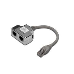 DIGITUS Network splitter RJ45 (M) to RJ45 (F) 19 cm DN93904