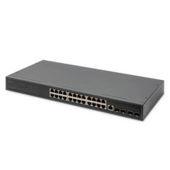 Digitus 24 Port 101001000 + 4SFP+ UPLINK Switch, 19, DN80223