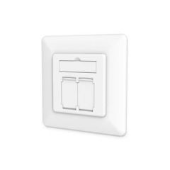 Digitus Faceplate flush mountable CAT 6a shielded DN901081