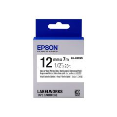 Epson LK4WBVN Vinyl black on white Roll (1.2 cm x 7 C53S654041