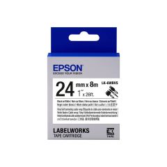 Epson LK6WBVS Vinyl black on white Roll (2.4 cm x 8 C53S656022