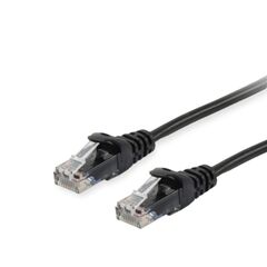 Equip Cat 6A U UTP Patch Cable 7.5m Black 603056