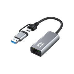 LevelOne USB-0423, Wired, USB Type-A USB Type-C, Ethernet, USB0423