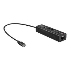 Lindy USB 3.1 Hub & Gigabit Ethernet Adapter Network 43249