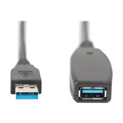 DIGITUS USB extension cable USB Type A (M) to USB 15m DA73106