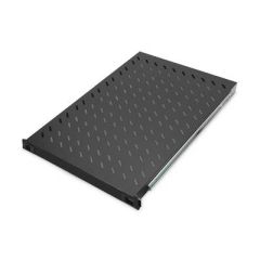 Digitus Rack shelf black, RAL 9005 1U DN19 TRAY21000SW