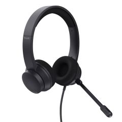 Trust Ayda USB-ENC PC headset, Wired, 20 - USB Type-A, Black