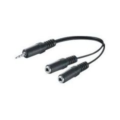 MCAB Audio splitter stereo mini jack male to stereo 7200119
