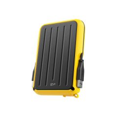 SILICON POWER Armor A66 - Hard drive - 4 TB - external (portable) - USB 3.2 Gen 1 - black/yellow