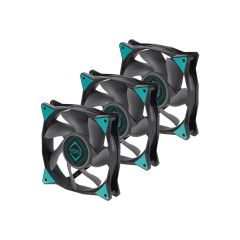 IceGale - Case fan - 120 mm - black (pack of 3) | ICEGALE12-C3A