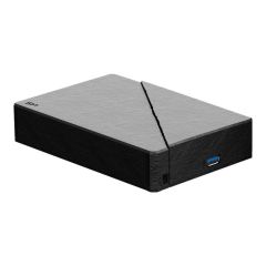 SILICON POWER Stream S07 - Hard drive - 6 TB - external (desktop) - USB 3.1 Gen 1 - 256-bit AES - black