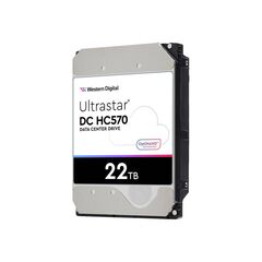 WD Ultrastar DC HC570 - Hard drive - 22 TB - internal - 3.5" - SAS 12Gb/s - 7200 rpm - buffer: 512 MB